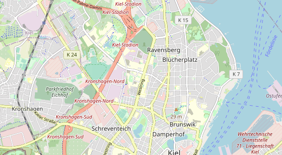 Bicycle workshop on map