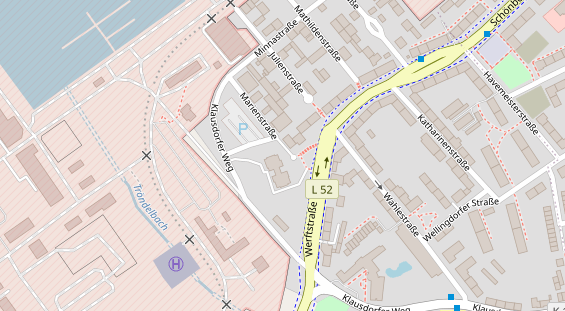 Fahrradwerkstatt auf Karte