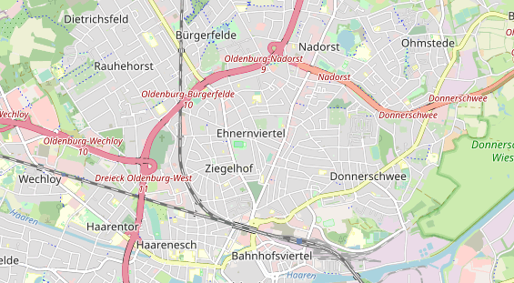 Fahrradwerkstatt auf Karte