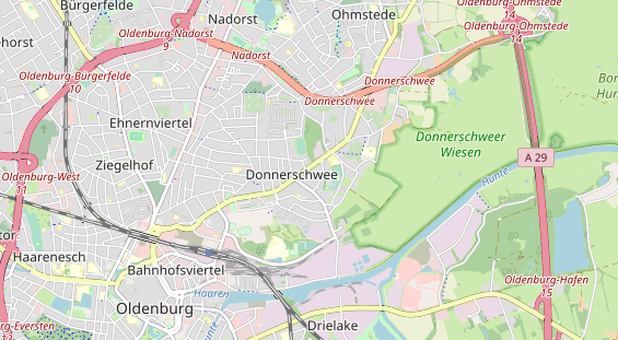 Bicycle workshop on map