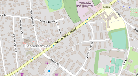 Fahrradwerkstatt auf Satellitenbild