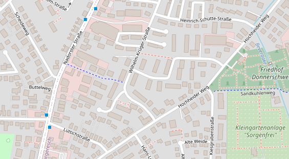 Fahrradwerkstatt auf Satellitenbild