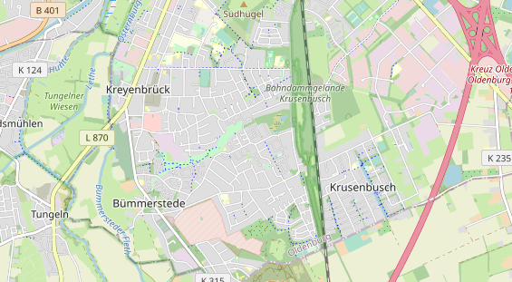 Bicycle workshop on map