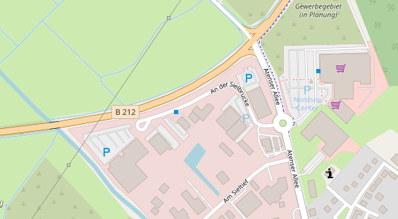 Bicycle workshop auf Karte