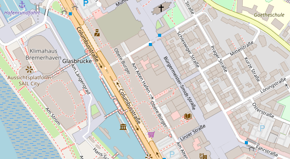 Bicycle workshop auf Karte