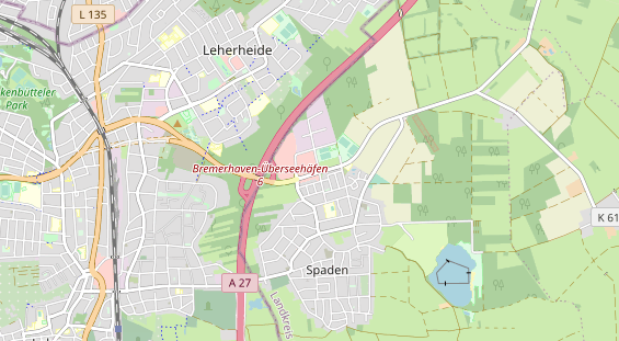 Bicycle workshop on map