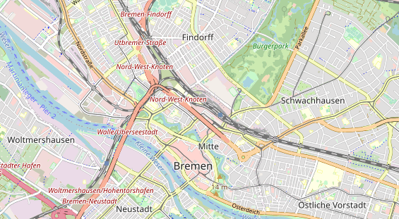 Fahrradwerkstatt auf Karte