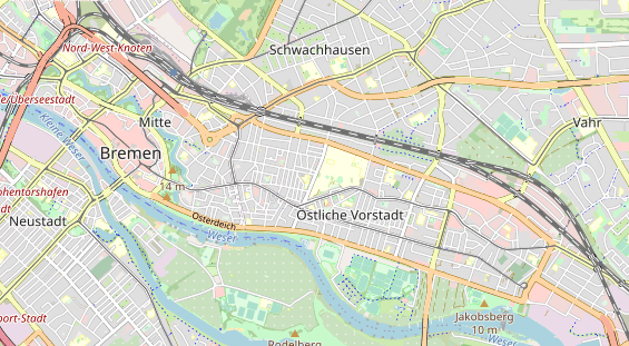 Fahrradwerkstatt auf Karte