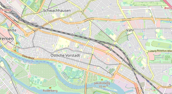 Fahrradwerkstatt auf Karte