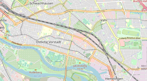 Fahrradwerkstatt auf Karte