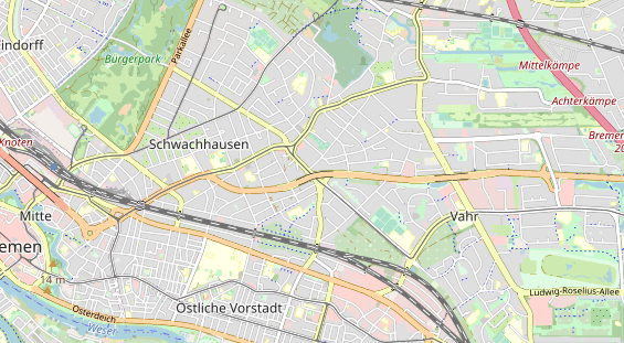 Bicycle workshop on map