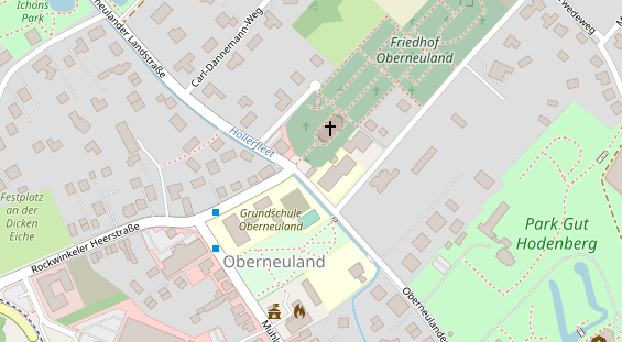 Fahrradwerkstatt auf Satellitenbild