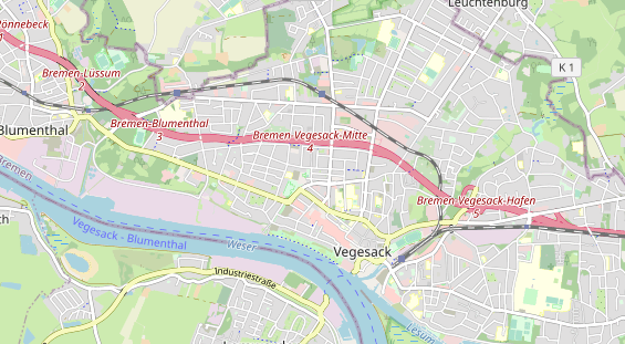 Bicycle workshop on map