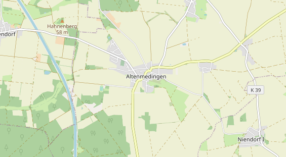 Bicycle workshop on map