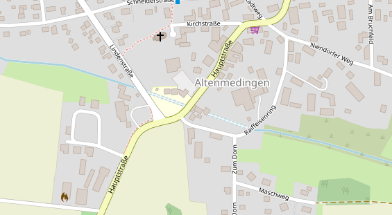 Fahrradwerkstatt auf Karte