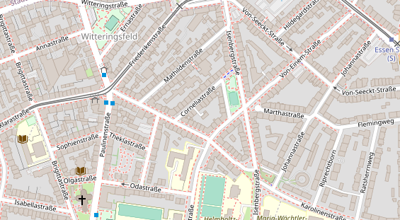 Fahrradwerkstatt auf Satellitenbild