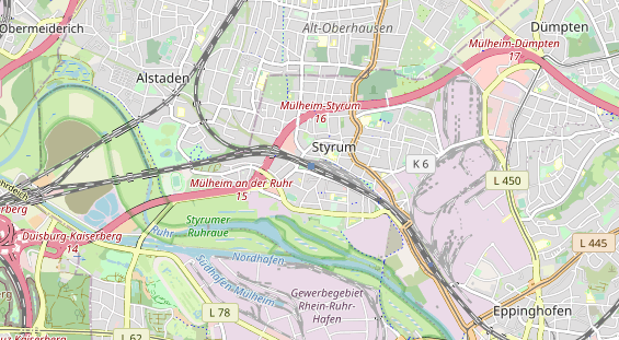 Bicycle workshop on map