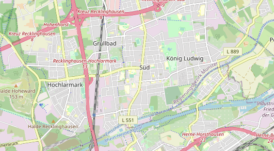 Bicycle workshop on map