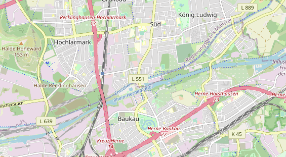 Bicycle workshop on map