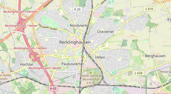 Bicycle workshop on map