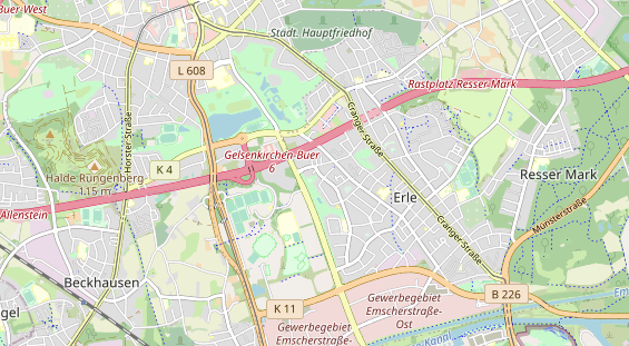 Fahrradwerkstatt auf Karte