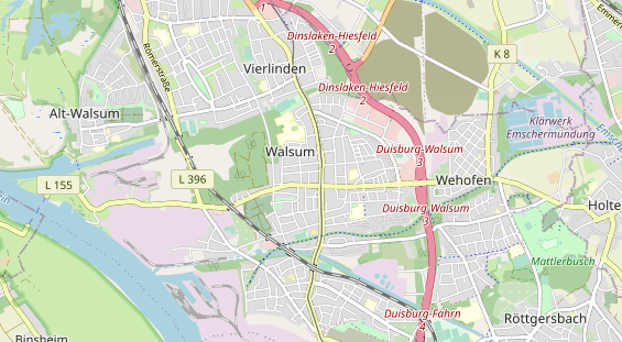 Bicycle workshop on map