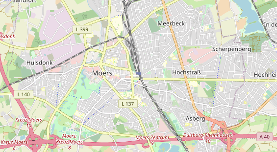 Bicycle workshop on map