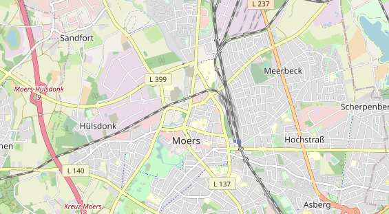 Bicycle workshop on map