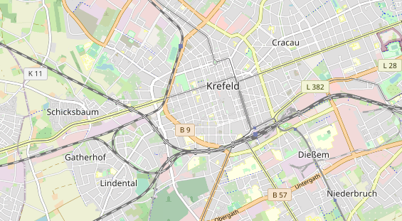 Bicycle workshop on map