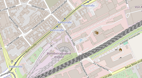 Fahrradwerkstatt auf Karte