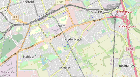 Bicycle workshop on map