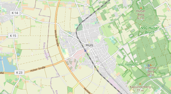 Fahrradwerkstatt auf Karte