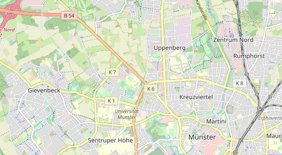 Bicycle workshop on map
