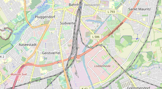 Bicycle workshop on map