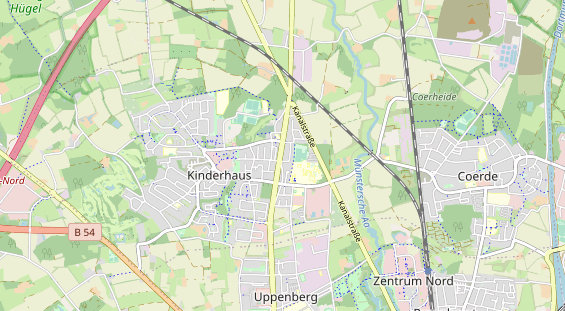 Bicycle workshop on map
