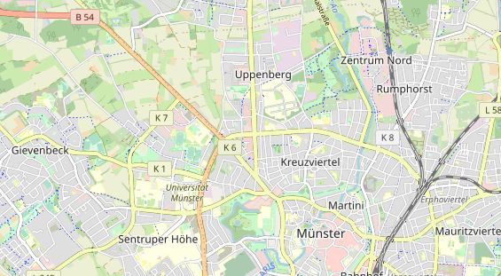 Bicycle workshop on map