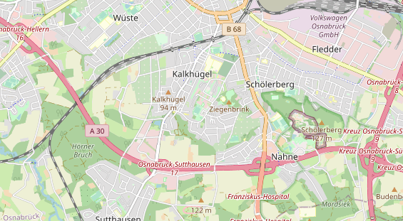 Bicycle workshop on map