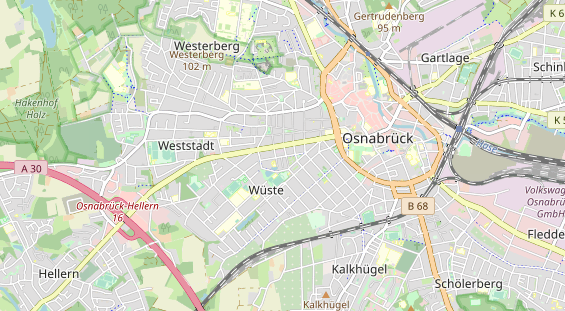 Bicycle workshop on map