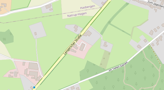 Fahrradwerkstatt auf Satellitenbild