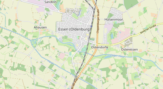 Bicycle workshop on map