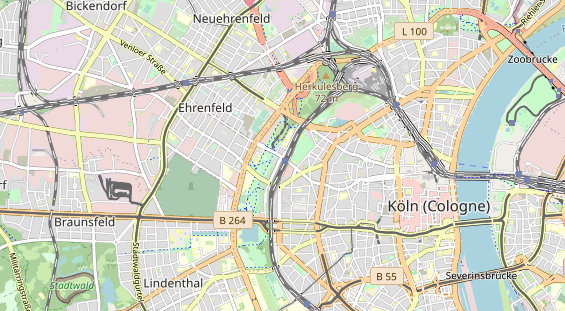 Bicycle workshop on map