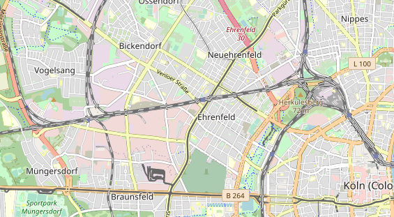 Bicycle workshop on map