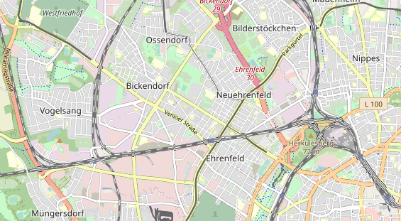 Bicycle workshop on map