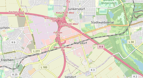 Fahrradwerkstatt auf Karte