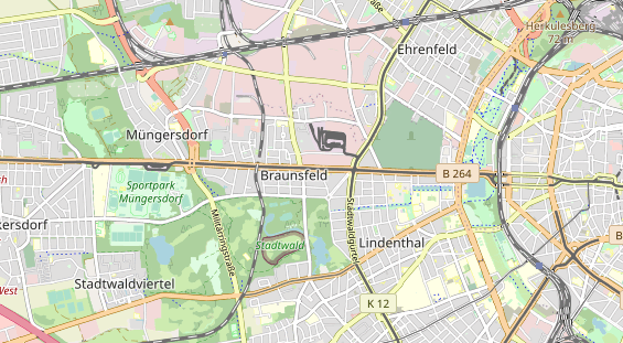 Fahrradwerkstatt auf Karte