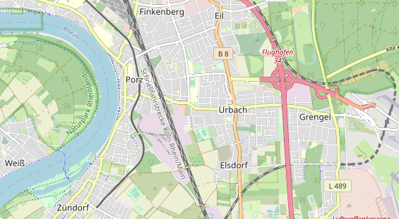 Bicycle workshop on map