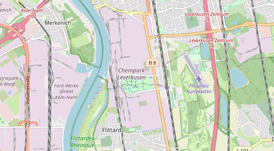 Bicycle workshop on map