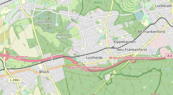 Fahrradwerkstatt auf Karte