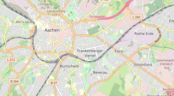 Fahrradwerkstatt auf Karte