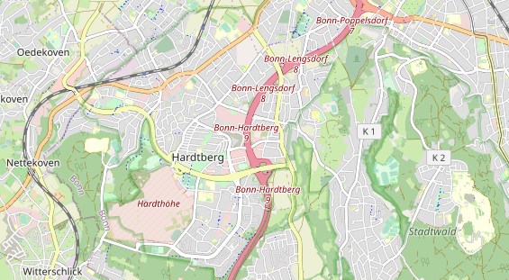 Bicycle workshop on map